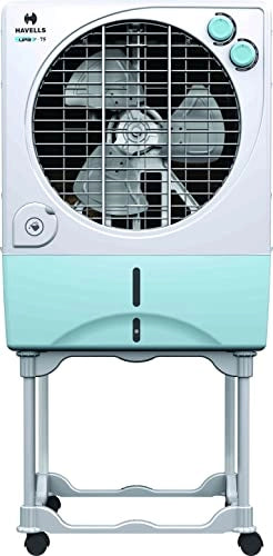 Havells Supro 45 litre Desert Air Cooler with Woodwool pads (White Blue)