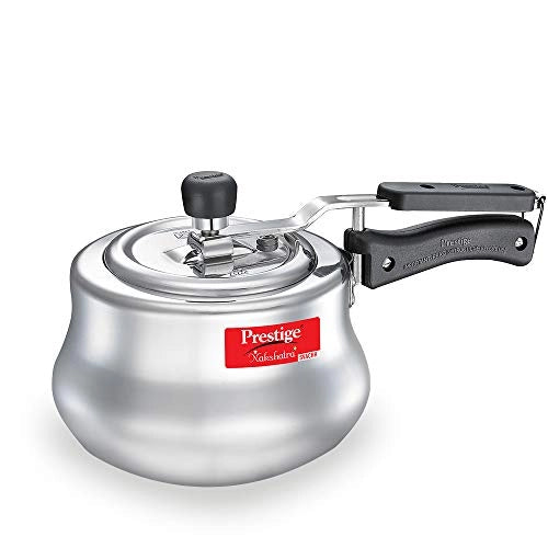 Prestige Svachh, 10756, 3 L, Aluminium Pressure Handi, with deep lid for Spillage Control