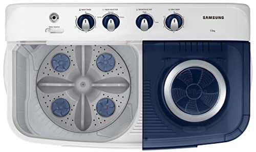 Samsung 7.0 Kg Inverter 5 star Top Loading Washing Machine (WT70M3200HB/TL, Light Grey, Air turbo drying)