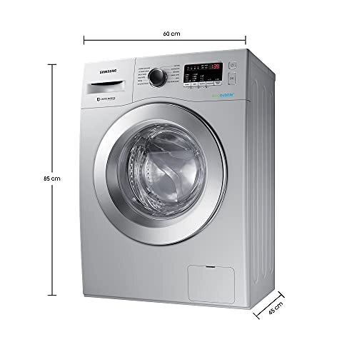 Samsung 6.5 Kg 5 Star Fully-Automatic Inverter Front Loading Washing Machine (WW65R20EKSS/TL, Hygiene Steam, Silver)