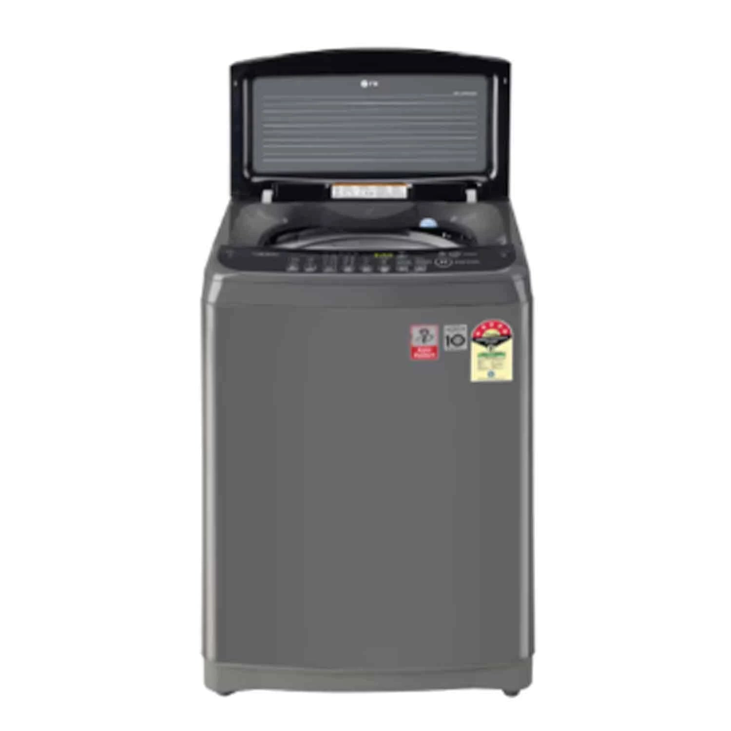 LG 7 Kg 5 Star Inverter TurboDrum Fully Automatic Top Loading Washing Machine (T70AJMB1Z, Jet Spray+, Smart Closing Door, Middle Black)