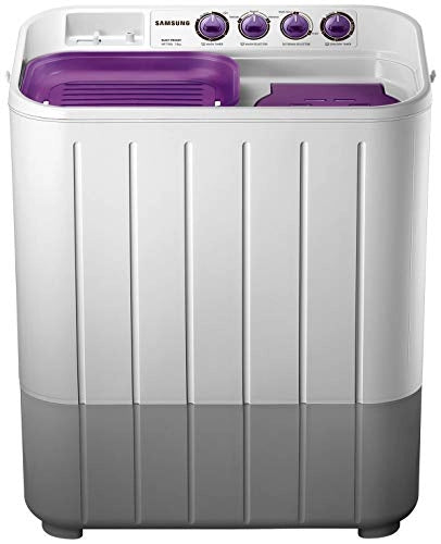Samsung 7 Kg Inverter 5 star Semi-Automatic Top Loading Washing Machine (WT715QPNDMPXTL, Light Grey, Double storm tech)