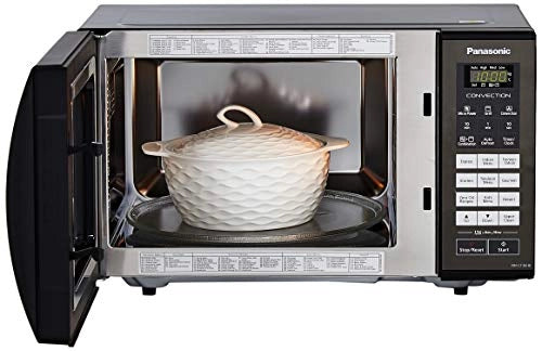 Panasonic 23L Convection Microwave Oven(NN-CT36HBFDG,Black, 360?? Heat Wrap) with Starter Kit