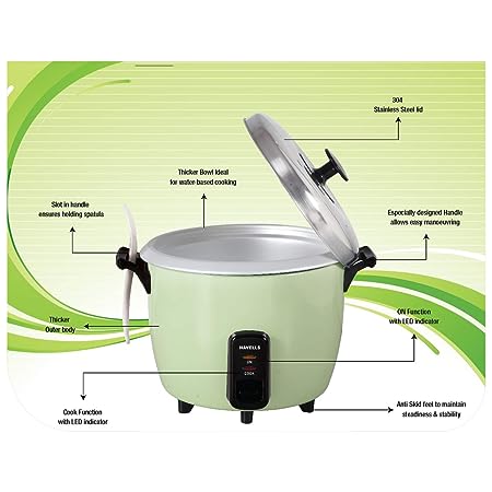 Havells Eeaso 1.8L 700W 2 Bowl Electric Cooker