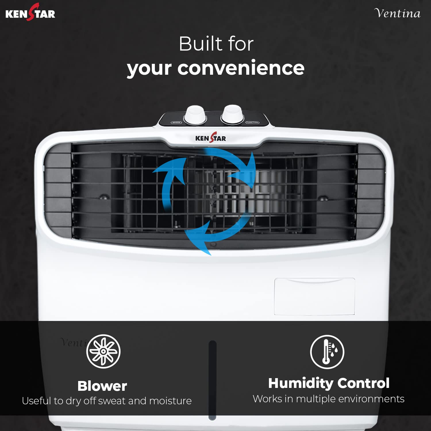 Kenstar Ventina 60 Window Air Cooler White