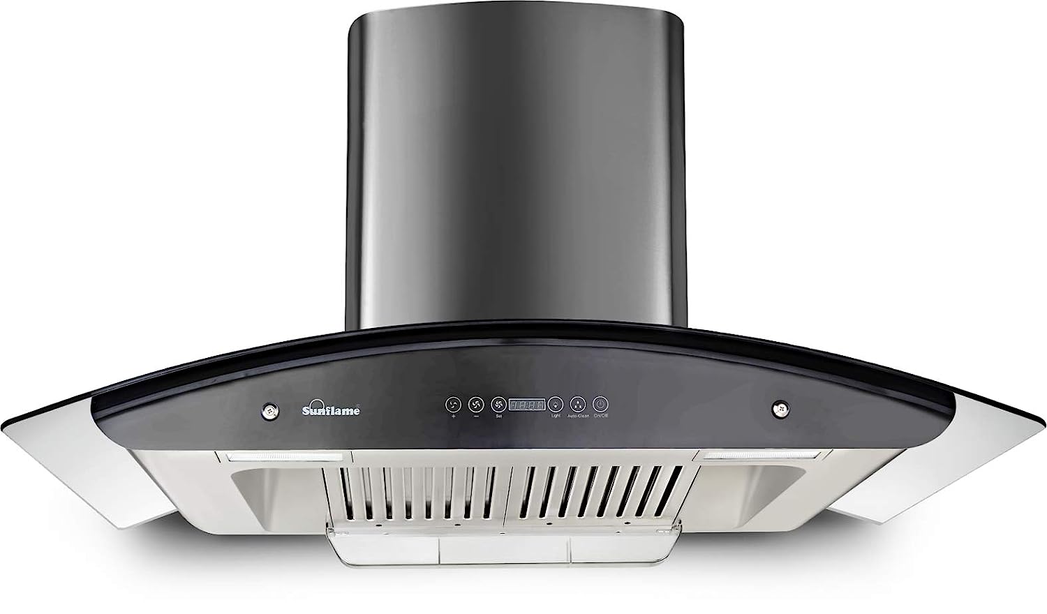 SUNFLAME Rapid 60cm AC DX 1100m3/hr Suction Titanium Chimney