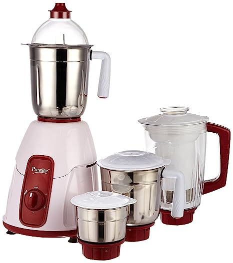 Prestige Elegant Mixer Grinder 750 W 4 Jar Mixer Grinder 41349
