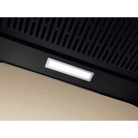 Electrolux 60cm Wall Mount Chimney with Touch Controls (ECC6841GB) in Black, 223 Sq.ft Coverage