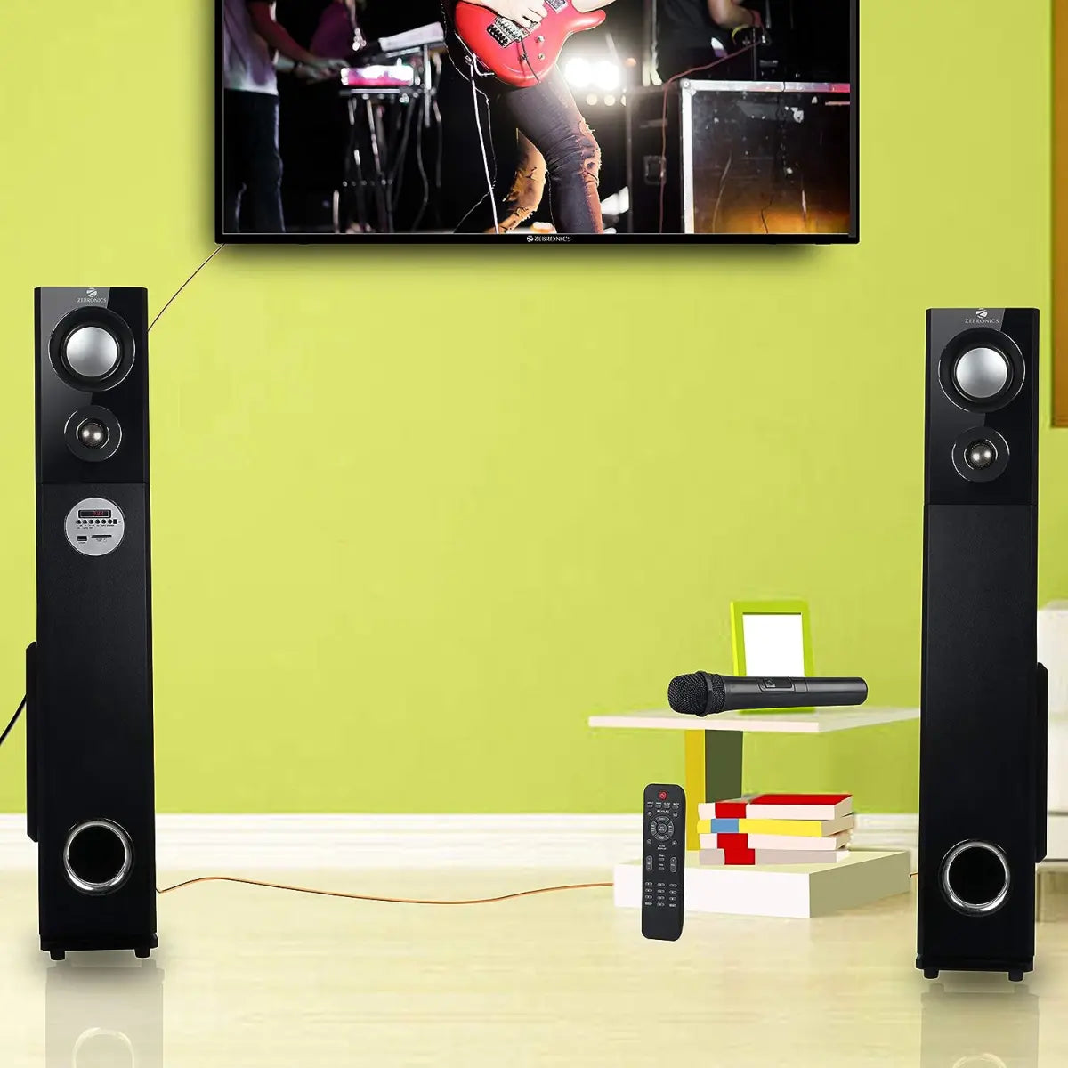 ZEBRONICS ZEB-BT9500RUCF 100 Watt Wireless Bluetooth Tower Speaker (Black)