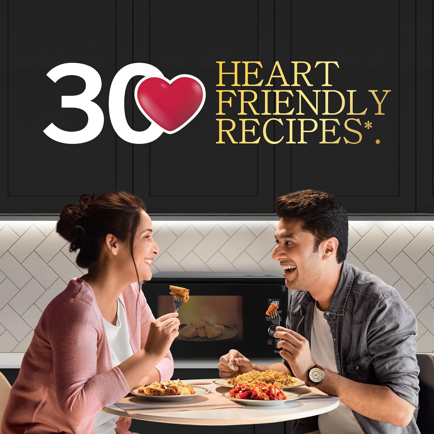 LG 32 L Scan to Cook Wi-Fi Enabled Charcoal Convection Healthy Microwave Oven MJEN326ULW