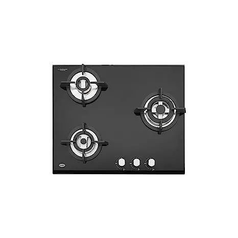KAFF Built-in Hob Tempered Glass 3 Burner Hob Black - KH 60 BR 31