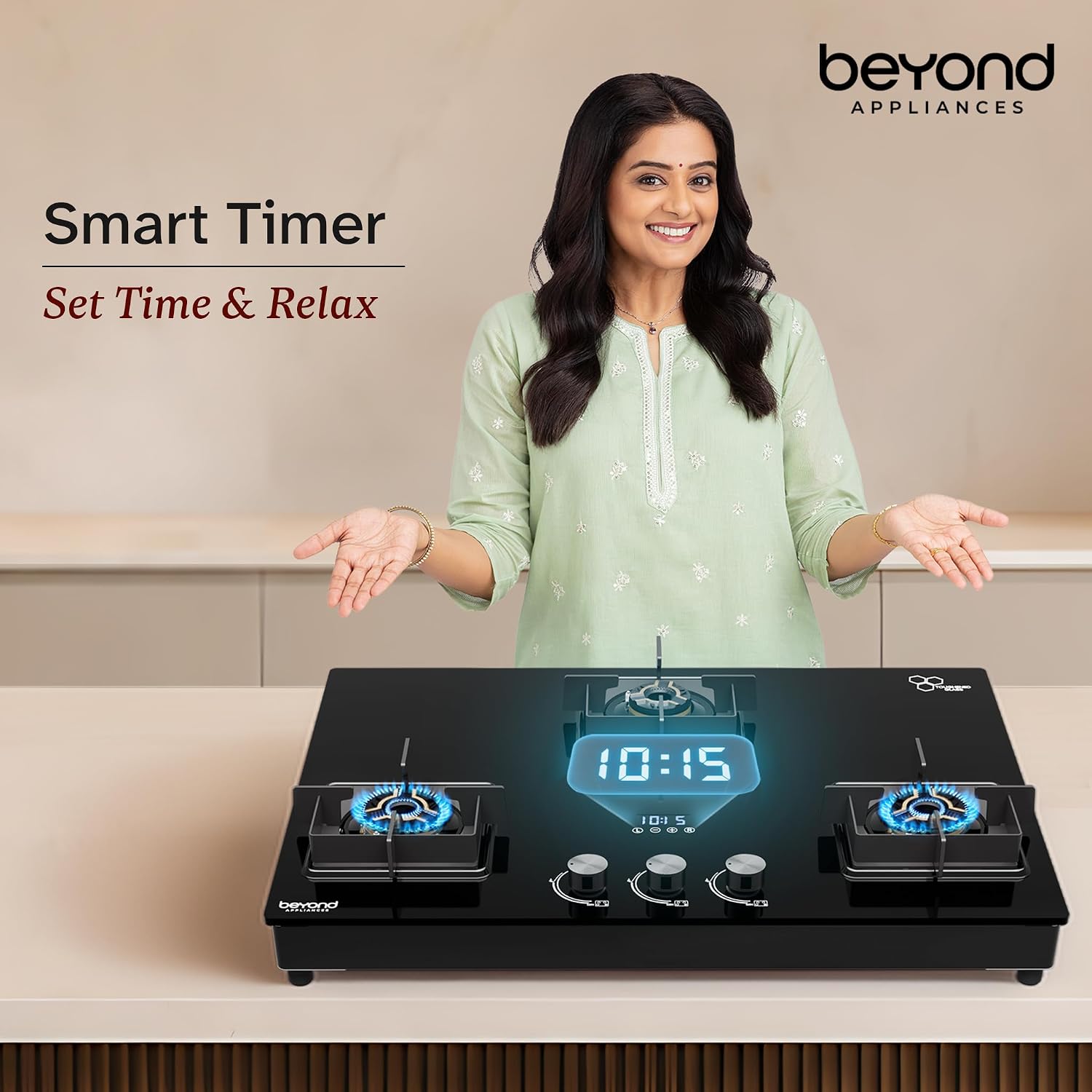 Beyond Appliances Asteria 90cm BLDC Auto Clean Chimney 90-BASCCA90