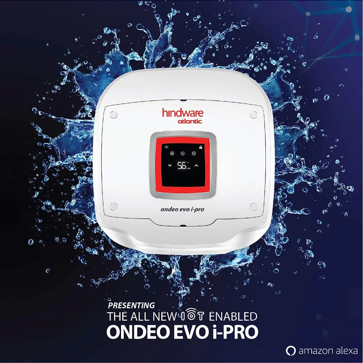 Hindware Atlantic Ondeo Evo I-pro 25L Storage Water Heater (White)