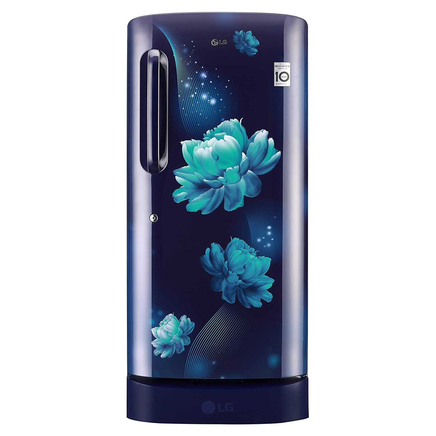 LG 224 L 5 Star Refrigerator GL-D241ABCU Blue Charm
