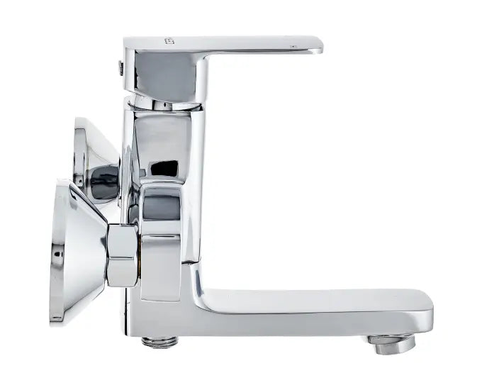 Cera Ruby F1005424 Brass Single Lever Wall Mixer (Silver)