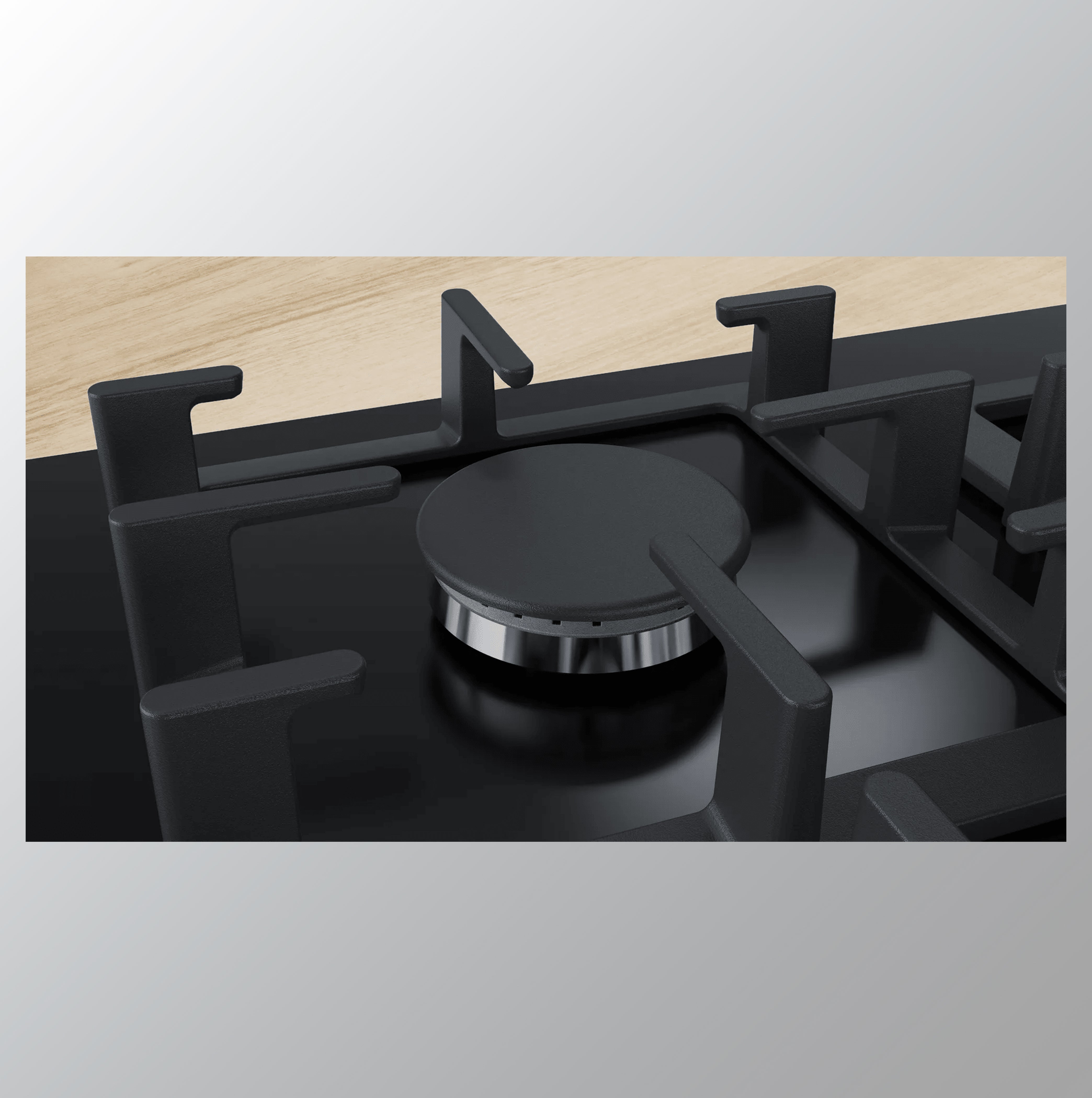 Bosch Built in Gas Hob Glass Top 5 Burner Black PPS9A6B90I