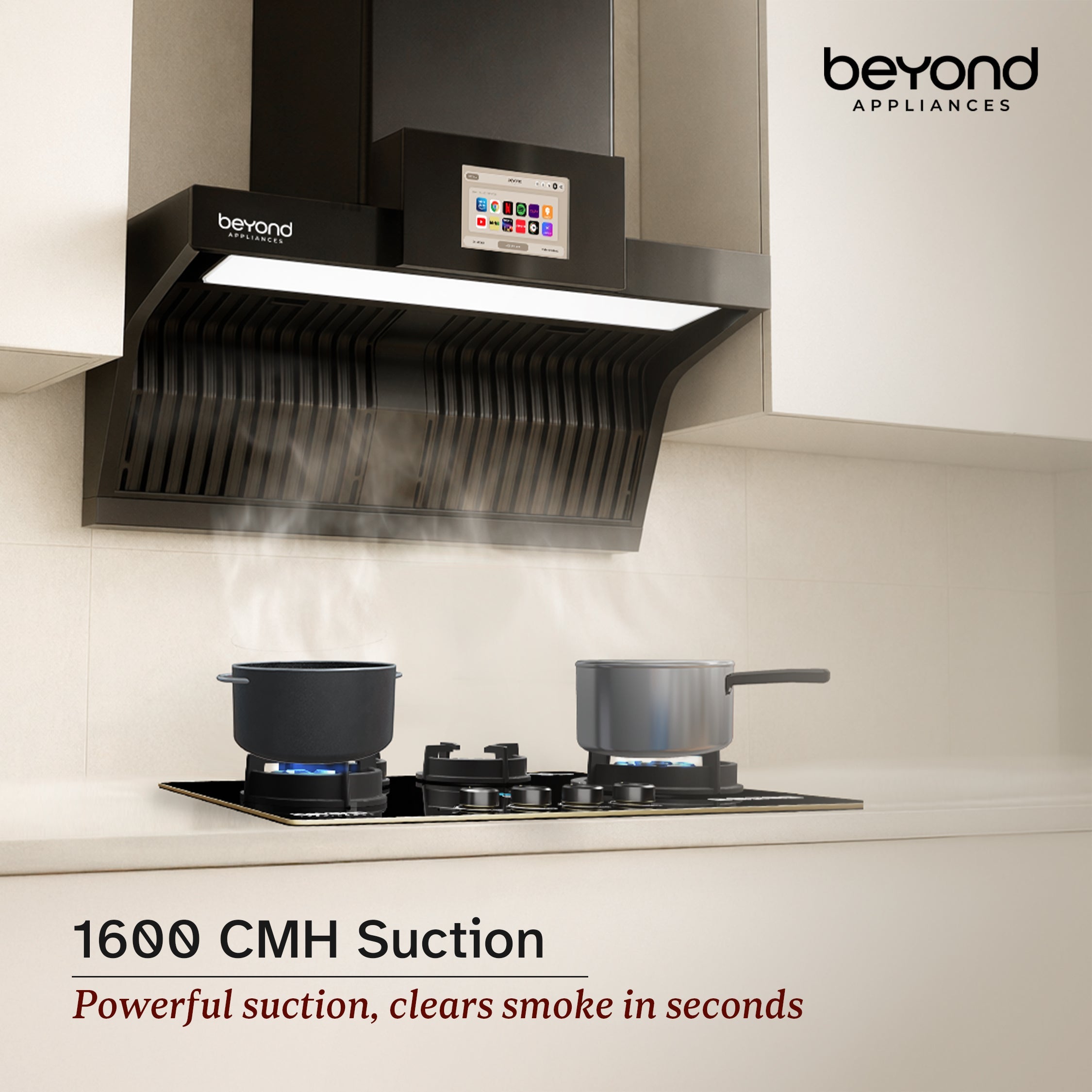 Beyond Orion 90 chimney 1600 CMH 3D suction feature
