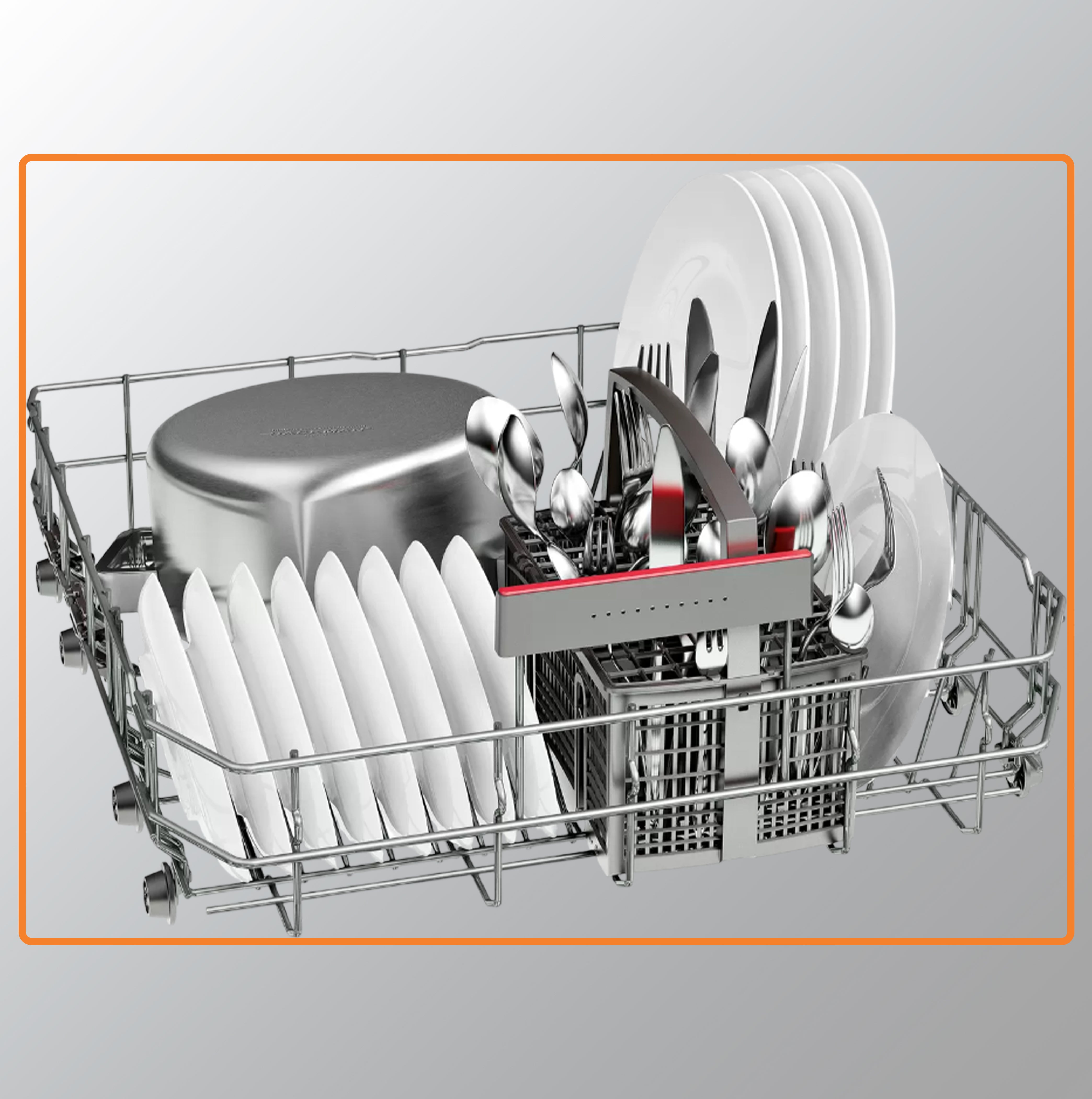 Bosch Series 4 semi-integrated dishwasher SGI4IVS00I 60 cm Stainless steel