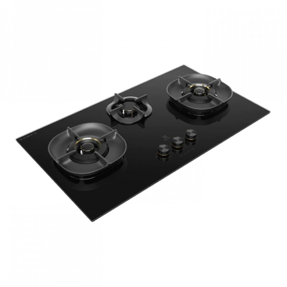 Electrolux 90Cm Ultimate Taste 300 BuiltIn Gas Hob with 3 Cooking Zone EHG9351BC