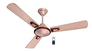 Havells Festiva Prime 1200mm Energy Saving with Remote Control 5 Star Decorative BLDC Ceiling Fan (Beige Cola Chrome