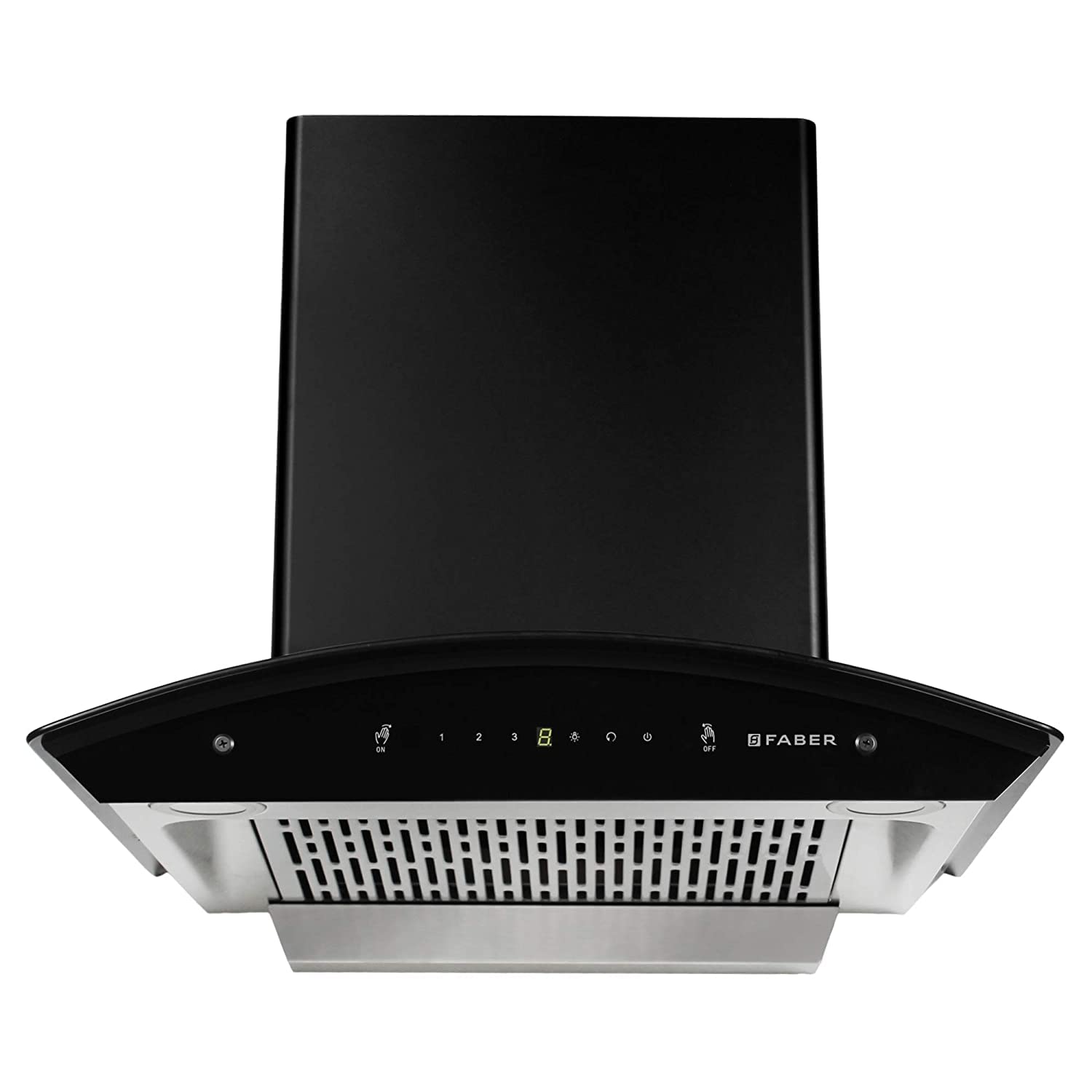 Faber 60 cm 1200 m³/hr Auto-Clean Chimney HOOD EVEREST IND SC TC HC BK 60 Black