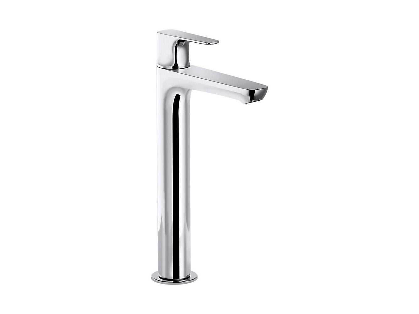 kohler K-20071IN-4-CP Tall pillar basin faucet in polished chrome