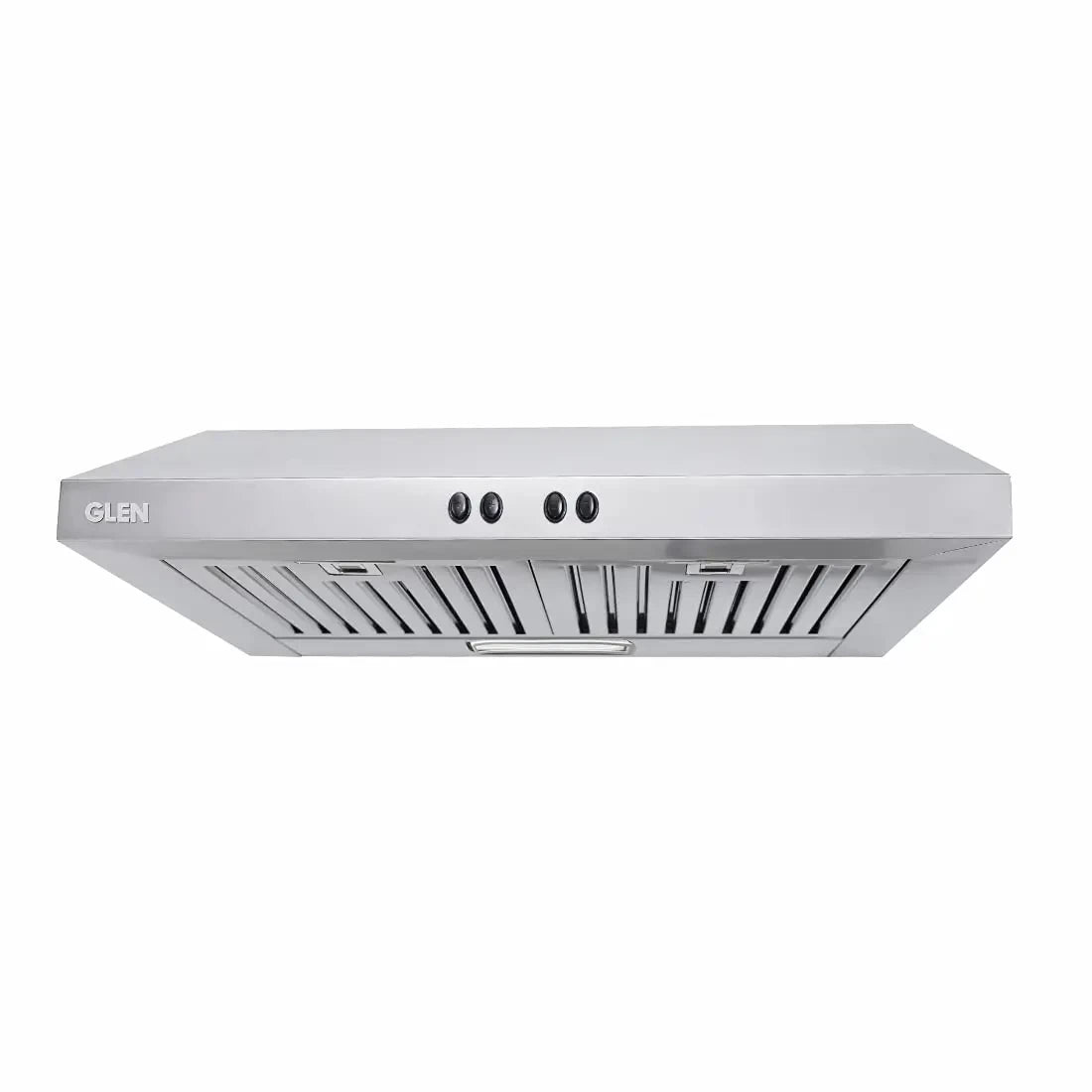 Glen Straight Line Kitchen Chimney 60 cm Junior 6000 Baffle Filter - 1000 Silver