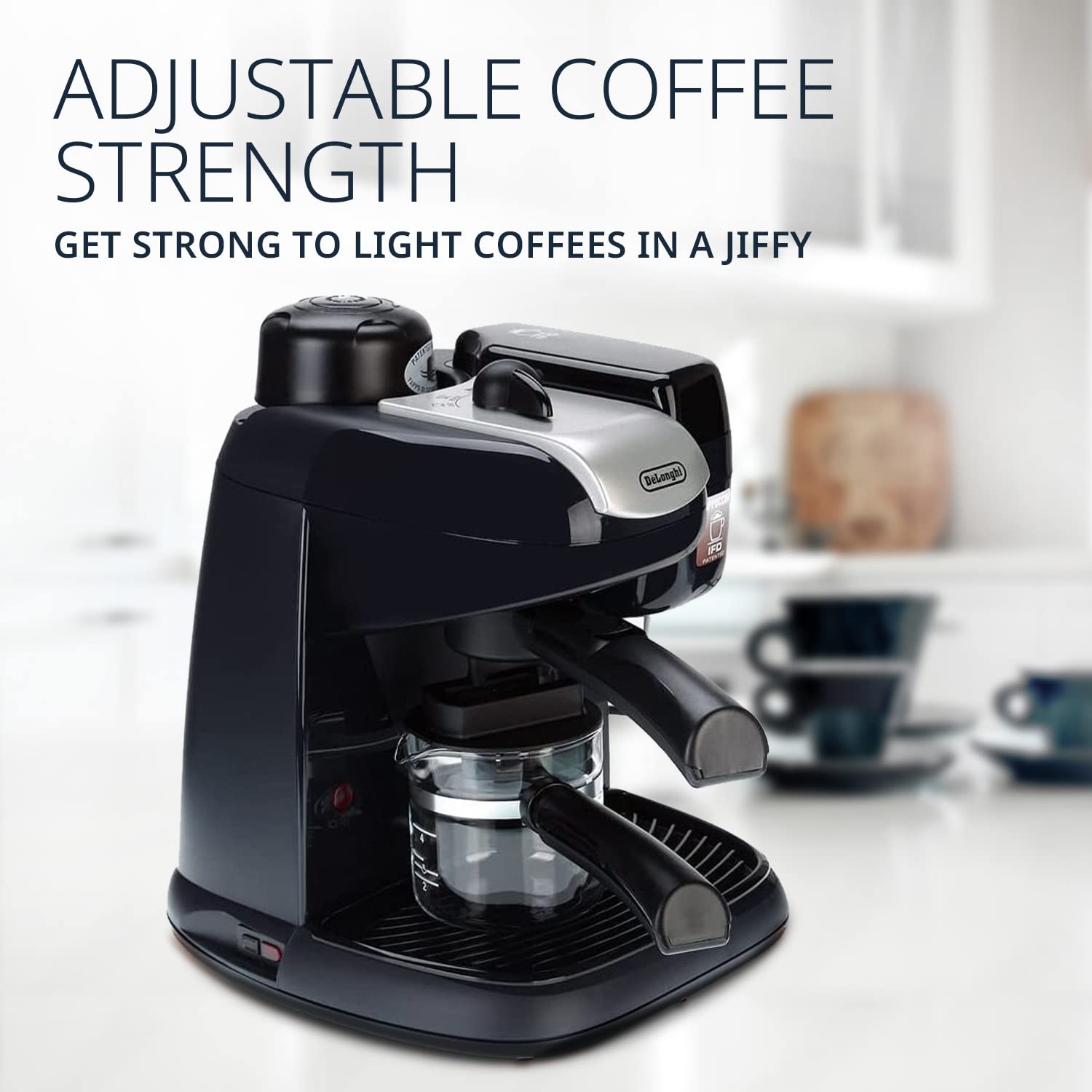 DELONGHI EC 9 800 Watt Steam Coffee Maker Blue