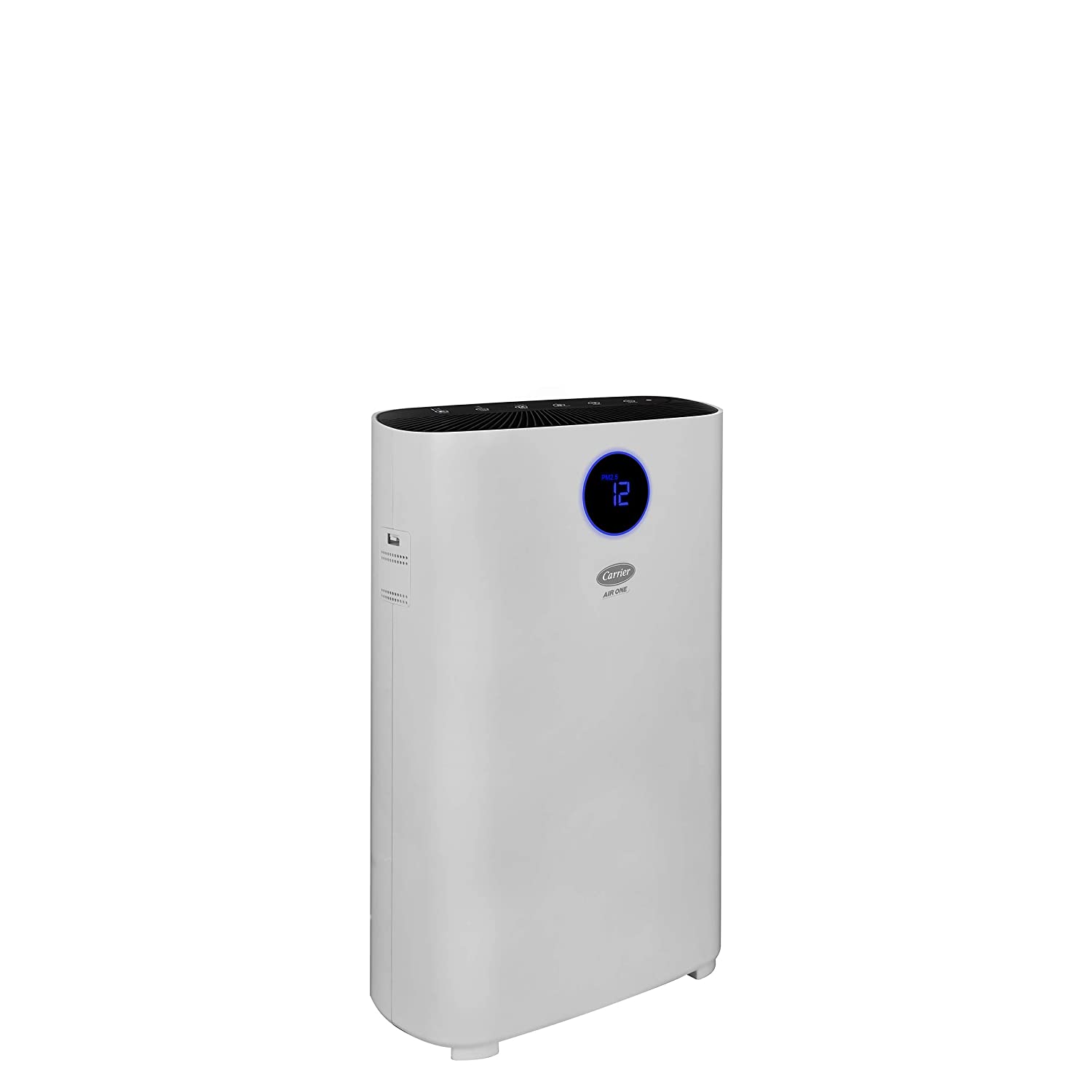 Carrier Air One Room Air Purifier with 3 Stage Filtration, PM2.5 Display and Color Indicator (260 CADR, Room Size Upto 300 sq ft with 3 Air Changes/Hour.)