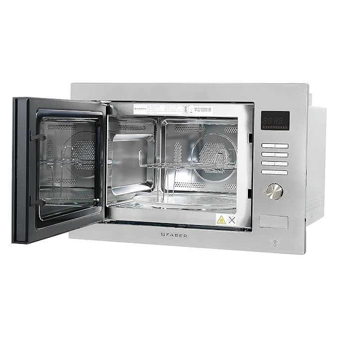 Faber 32L Built-In Microwave Oven || 10 Auto Cook Menus || Grill, Convection, Defrost & Combination Cooking || 1 Yr Warranty || Energy Efficient || FBIMWO 32L CGS