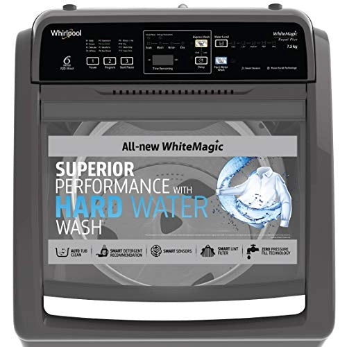 Whirlpool 7.5 Kg 5 Star Royal Plus Fully-Automatic Top Load Washing Machine (WHITEMAGIC ROYAL PLUS 7.5, Hard Water Wash)