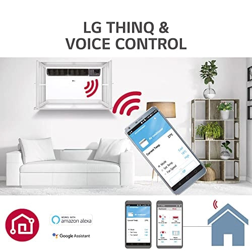 LG 1.0 டன் 5 ஸ்டார் டூயல் இன்வெர்ட்டர் வைஃபை விண்டோ ஏசி (காப்பர், கன்வெர்ட்டிபிள் 4-இன்-1 கூலிங், PW-Q12WUZA, 2022 மாடல், HD ஃபில்டர், வெள்ளை)