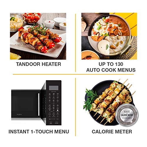 Whirlpool 24 L Convection Microwave Oven (MAGICOOK PRO 26CE BLACK, WHL7JBlack)