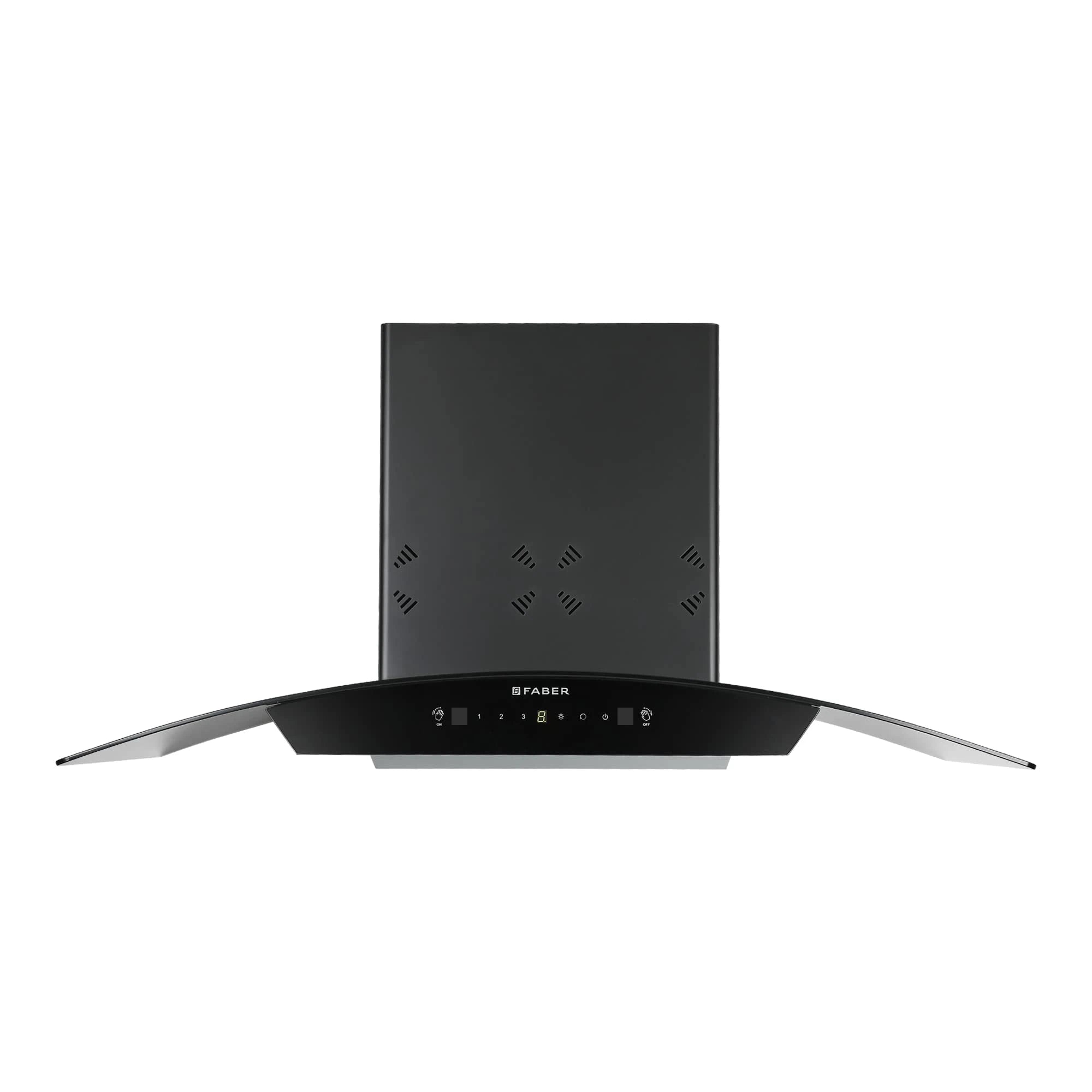 Faber 90cm Autoclean Smart Chimney with Odour Sensor | Hands-Free Operation | Remote Control | 1350 m3/hr Hood Stella 3D IN HC SC FL BK 90