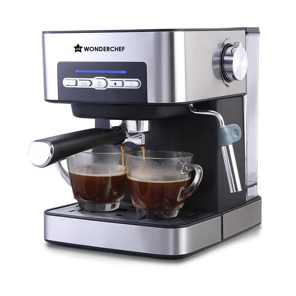 Wonderchef Regalia 20-bar Espresso Machine with Grinder