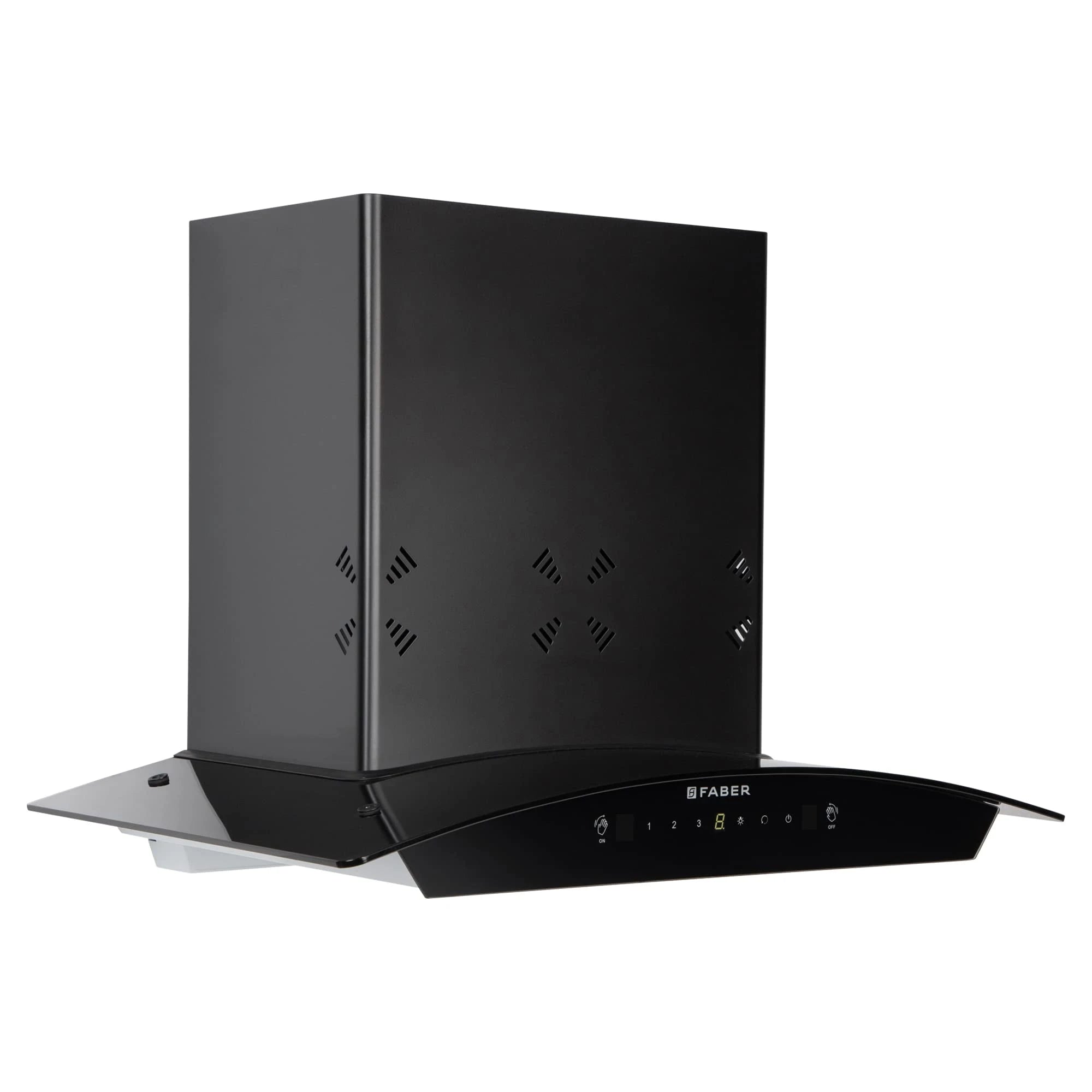 Faber 60cm Auto Clean Smart Chimney with Odour Sensor Remote Control 1350 m3/hr Filterless Hood Stella 3D IN HC SC FL BK 60