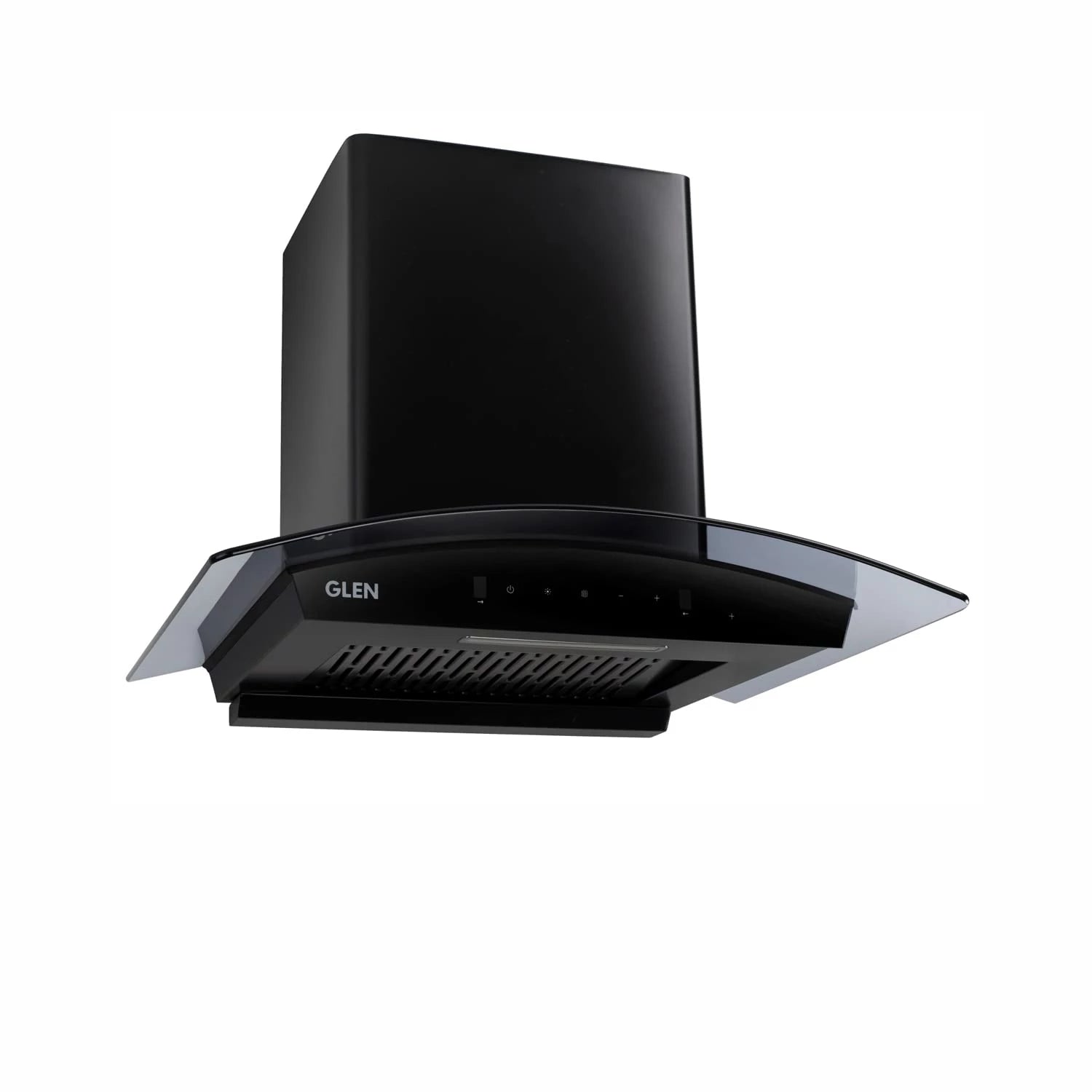Glen Auto Clean Curved Glass Filter less Kitchen Chimney With 7 Year Warranty On Motor, with Motion Sensor 60cm, 1200 m3/h (6059 BL Auto Clean 60cm)