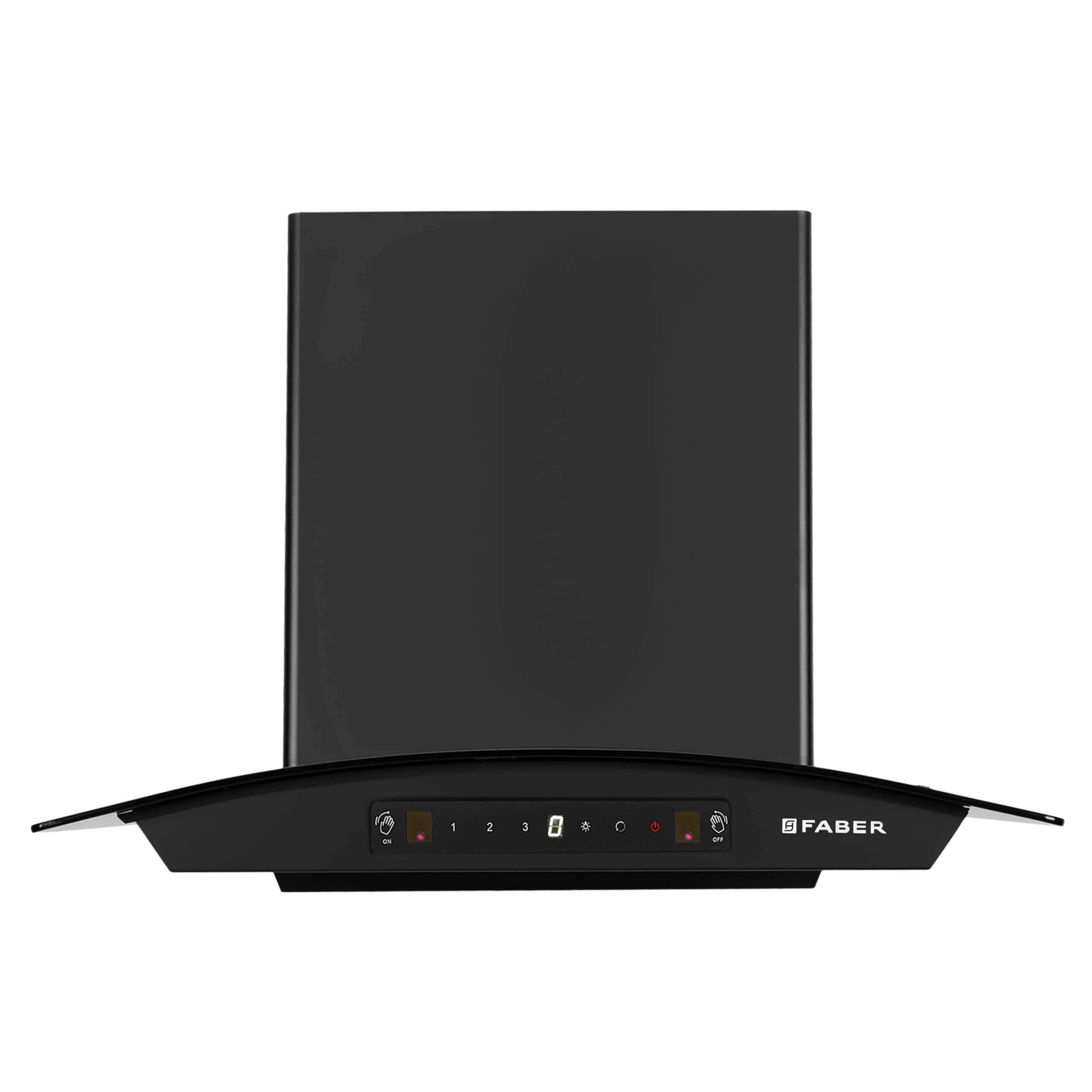 Faber Hood Venice 75 cm 1200 m³/hr Autoclean Curved Chimney| Filterless with Oil Collector |8 Yrs Motor & 2Yrs Comprehensive Warranty by Faber | Touch & Gesture Control | Hood Venice IN HC SC FL BK 75