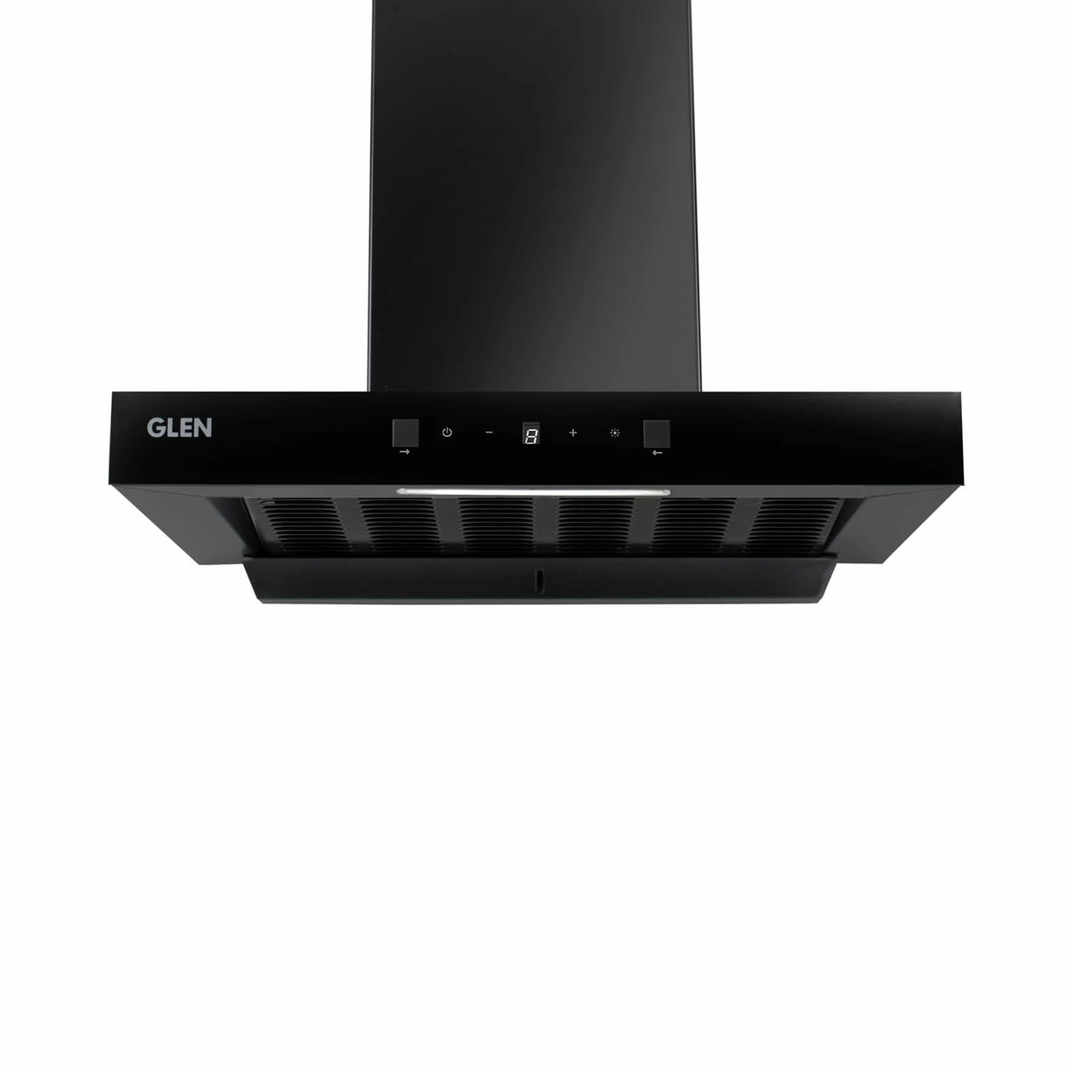 Glen CH6052DIBLAC60 Filterless Auto Clean Kitchen Chimney | 1200CMH Suction | Motion Sensor & Touch Control Panel | Digital Display | Wall Mounted | 1 Year Comprehensive Warranty 7 Year on Motor|Black