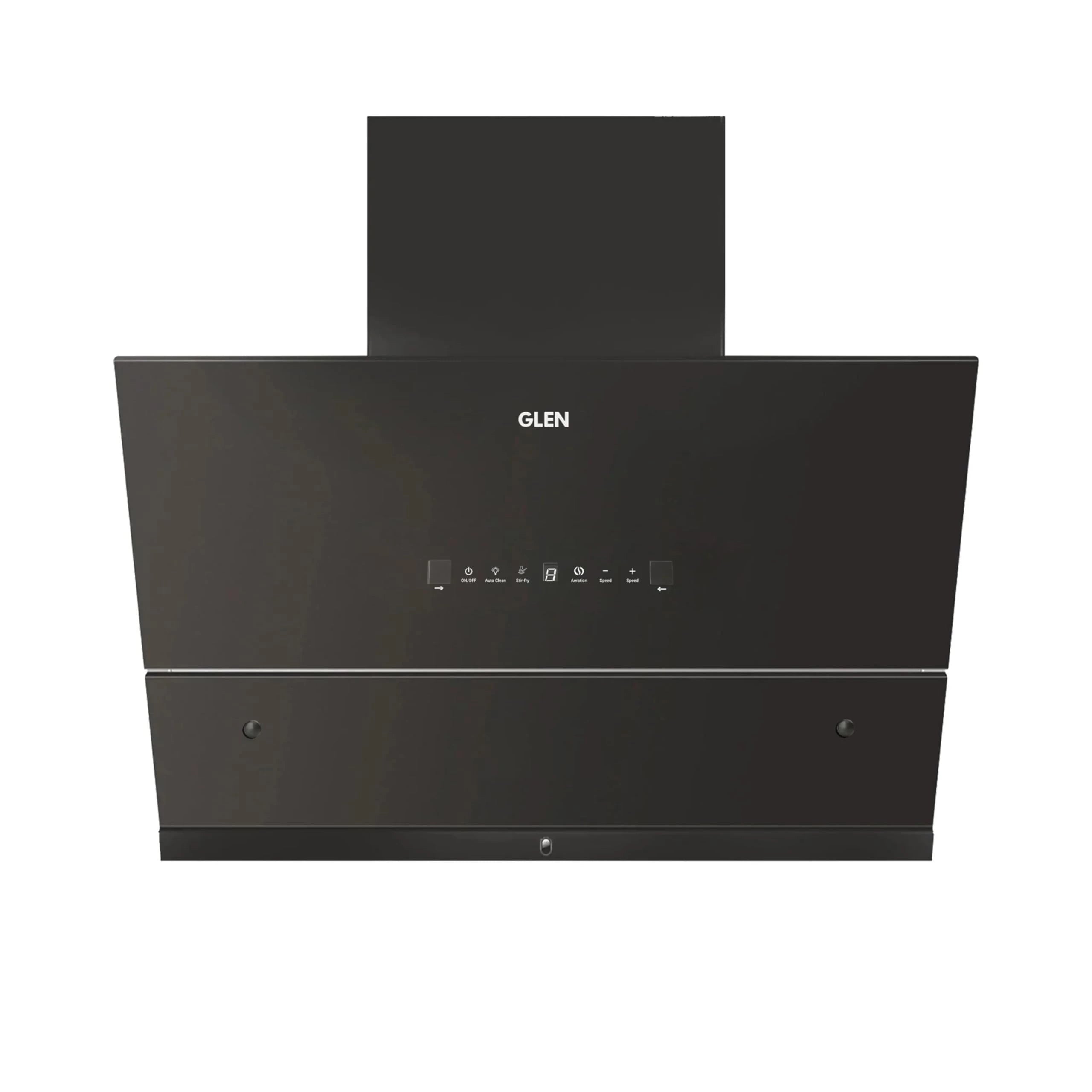 Glen Chimney Auto Clean Glass Chimney for Kitchen Filter-less with Heat Sensor, BLDC Motor 1600 m³/h - 75cm (CH 6065 HSR BLDC BL AC)