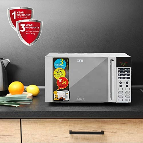 IFB 20 L Convection Microwave Oven (20SC2, Metallic Silver, With Starter Kit)