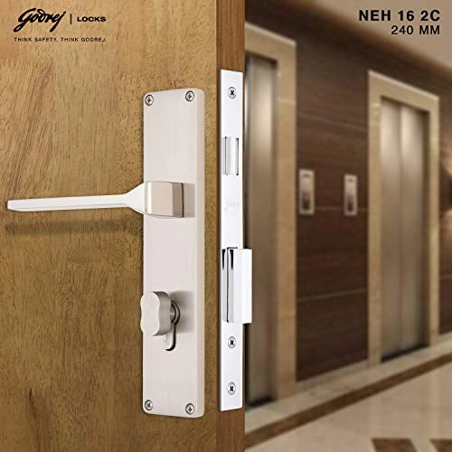 Godrej Door Locks 240 mm Door Handle set with Lock Body 1CK 5991
