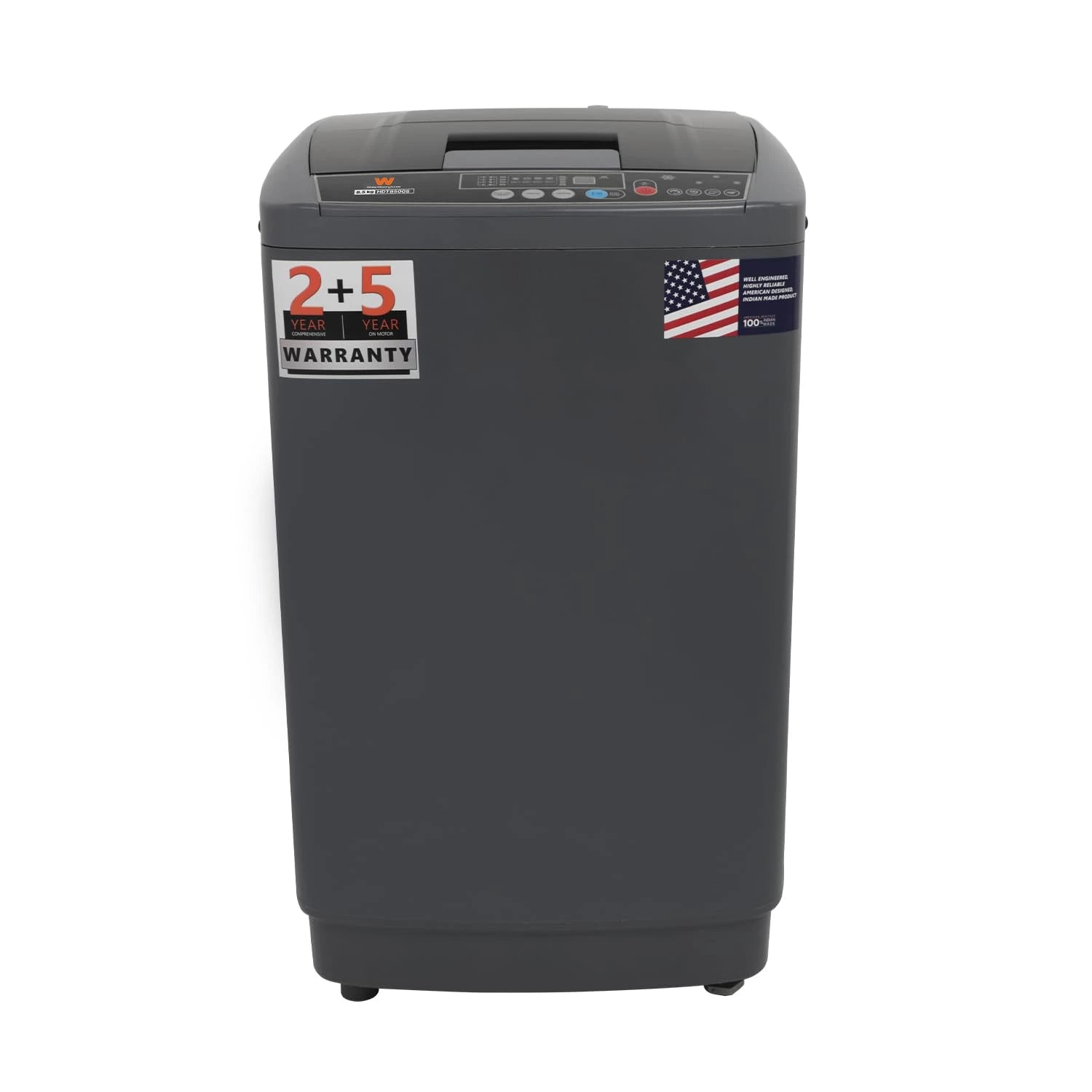 White Westinghouse Washing Machine HDT8500S 8.5kg Auto Top Load Grey 2023