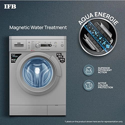 IFB 6 Kg 5 Star Front Load Washing Machine 2X Power Dual Steam (DIVA AQUA SXS 6008, Silver, Hard Water Wash)