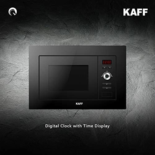 KAFF KMW5PJ Built-in Microwave | Capacity 20 L | Microwave/Grill/Combination | Full Black Tempered Glass