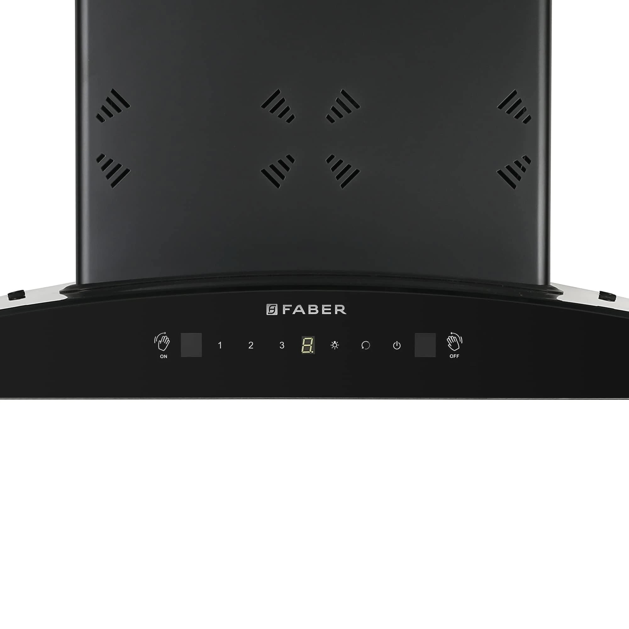 Faber 90cm Autoclean Smart Chimney with Odour Sensor | Hands-Free Operation | Remote Control | 1350 m3/hr Hood Stella 3D IN HC SC FL BK 90