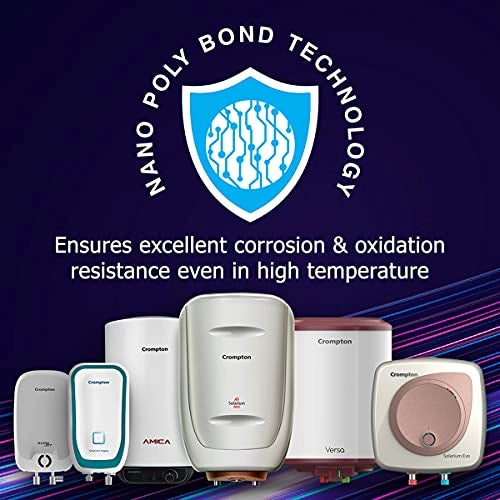 Crompton Arno Neo 15-L 5 Star Rated Storage Water Heater with Advanced 3 Level Safety (White)