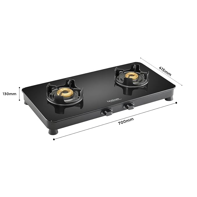 Hindware Divina Neo 60 Chimney + Alverio 2 Burner Manual Cooktop Combo