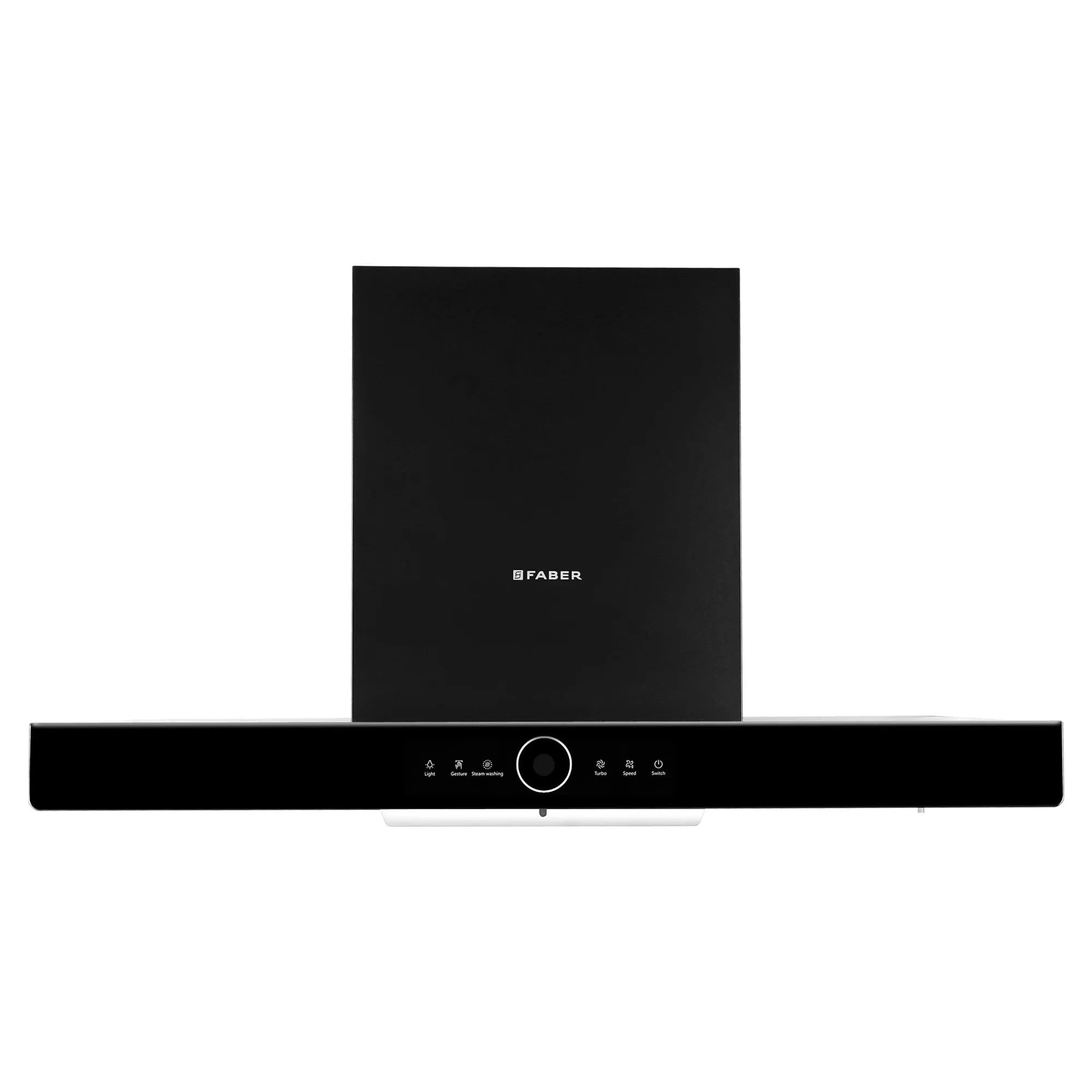 Faber 90cm 1500 m³/hr ThunderBolt Chimney |Steam Clean Technology |Powerful Turbo Speed |SS Oil Collector |Silent Hood (52dB)|5Yrs Product,12Yrs Motor Warranty by Faber|Hood ThunderBolt FL SW SC BK 90