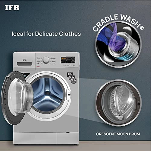 IFB 6 Kg 5 Star Front Load Washing Machine 2X Power Dual Steam (NEO DIVA SXS 6010, Silver, Hard Water Wash)